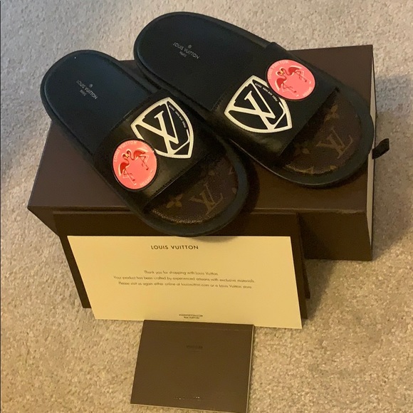 Checkpoint Louis Vuitton Flat Mules - Picture 1 of 4
